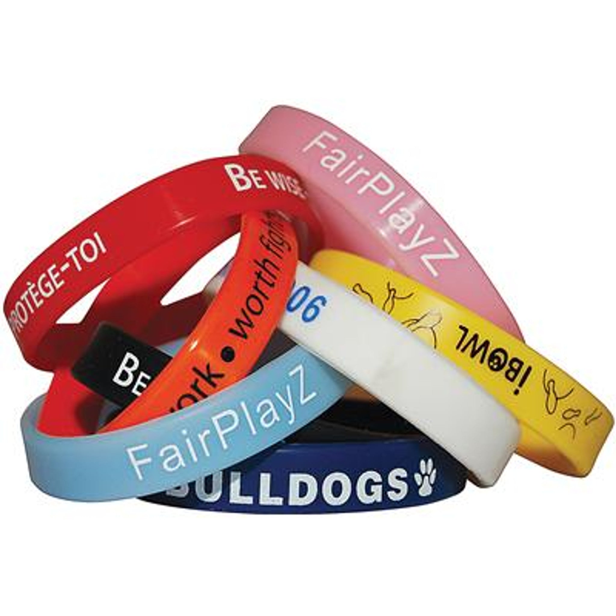 Silicone Wristbands Printed 15 working days