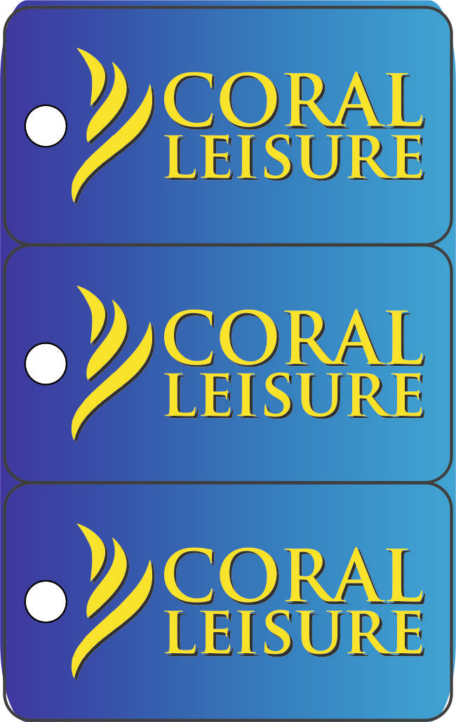 Coral Lesiure Keytags