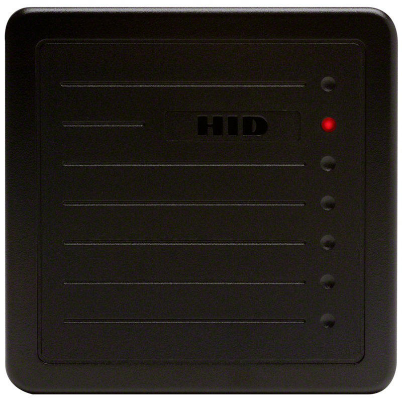 HID 5455 ProxPro II 125KHz Proximity Weigand Reader, Black with 18inch (45.7cm) Pigtail.HID Part Number 5455BKN00