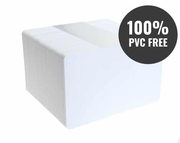 Dyestar White 820 Micron 100% PVC-Free Cards (Pack of 100)