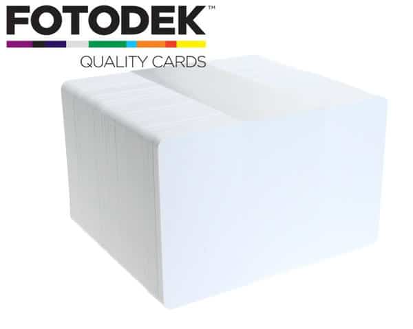 Fotodek Premium Ice White Plastic Cards (Pack of 100)