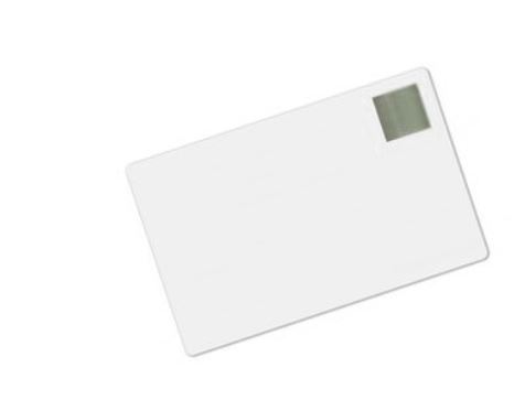 Plain White PVC Cards With Silver Holopatch (Pack of 100)