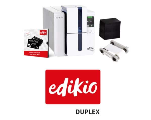 Evolis Edikio Duplex Price Tag Printer Bundle